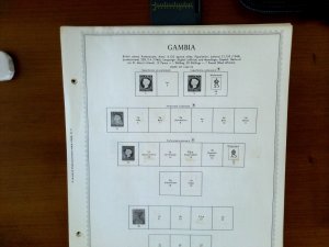 Gambia Minkus Album Pages