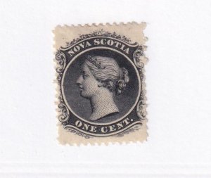 NOVA SCOTIA # 8 VF-MH 1ct BLACK CAT VALUE $20 KIMSS30 STAMPS