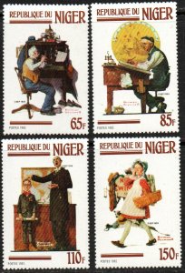 Niger Sc #599-602 MNH