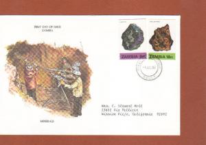 Zambia, 1982 Minerals FDC