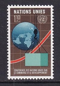 United Nations Geneva  #58   MNH  1976  UNCTAD cargo globe  graph