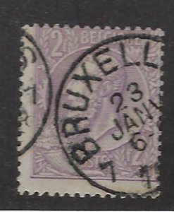 Belgium SC#59 Used F-VF SCV$35.00...Great Spot(s)!