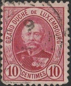 Luxembourg  #60 Used, From 1891-93