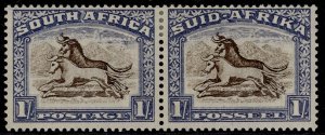 SOUTH AFRICA GVI SG62, 1s brown & chalky blue, M MINT. Cat £55.