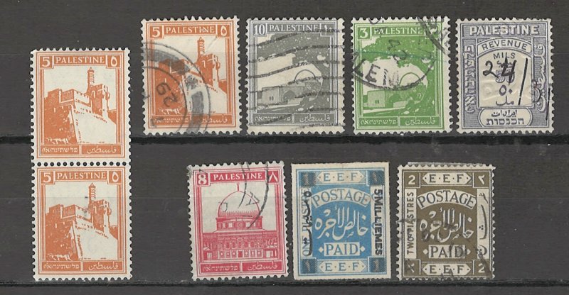 COLLECTION LOT # 3743 PALESTINE 9 STAMPS CLEARANCE 1918+ CV+$19