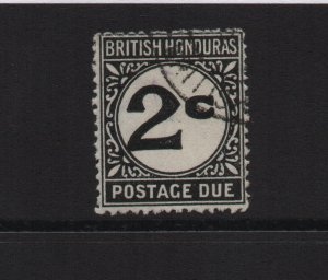 British Honduras 1923 SGD2 Postage Due 2c ordinary paper - used