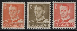 DenmarK  339-341   MINT HINGED