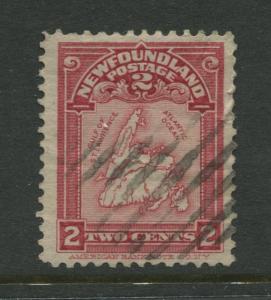 Newfoundland - Scott 86 - QV Definitive - 1908 - FU - Single 2c Stamp