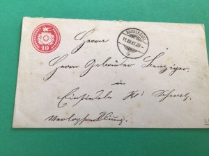 Switzerland early postal history 1881 cover item A15057