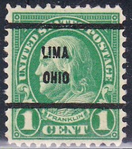 Precancel - Lima, OH PSS 632-61 - Bureau Issue