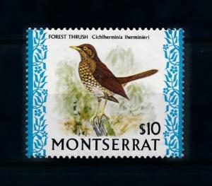 [78992] Montserrat 1974 Birds Vögel Oiseaux Forest Thrush  MNH