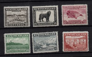 Newfoundland MNH collection #283-289 WS36786