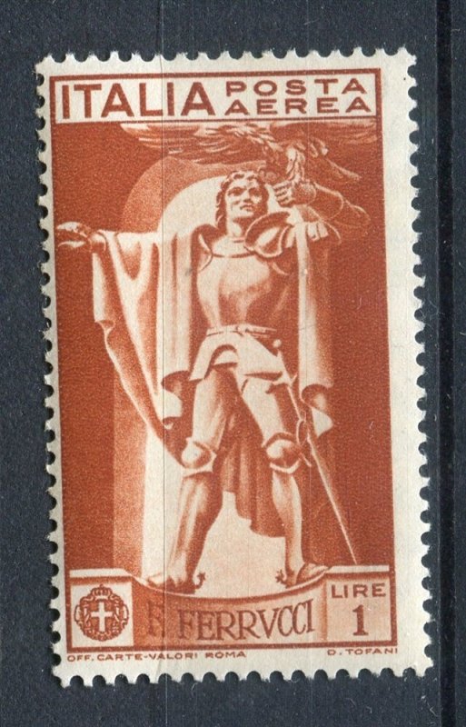 ITALY; 1930 early Ferrucci Airmail issue MINT MNH 1L. value