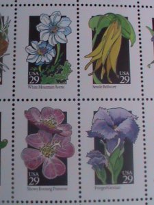 ​UNITED STATES- 1992 SC#2696a- 50 STATE WILD FLOWERS LARGE.-MNH FULL SHEET -VF
