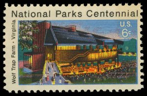 US Sc 1452 VF/MNH - 1972 6¢ Wolf Trap Farm