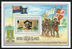 Virgin Islands Stamp 782  - Columbus and 2 ships