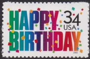 3558 Happy Birthday MNH