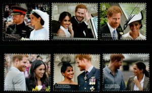 JERSEY SG2357/62 2019 FIRST WEDDING ANNIVERSARY OF THE DUKE AND DUCHESS MNH 