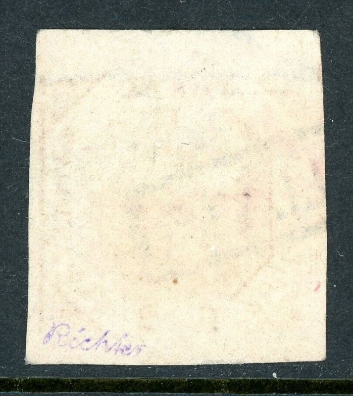 Italy 1858 Naples 2g Lake Scott #3b VFU N4 ⭐⭐⭐⭐⭐
