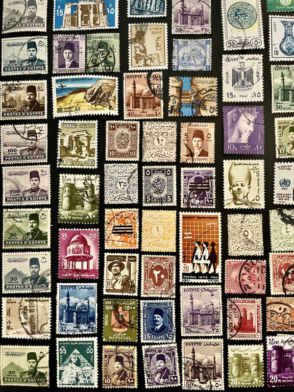 50 Stamp EGYPT Fun Pack // Lot of 50 Different EGYPTIAN Stamps / USED