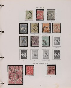 AUSTRALIA 1913-78 collection in SG illustrated album. listed retail $4100.