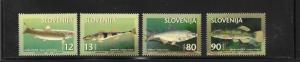FISH- SLOVENIA #287-290