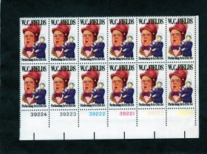 1803 W.C. Fields, MNH LR-PB/12 (#39219+)