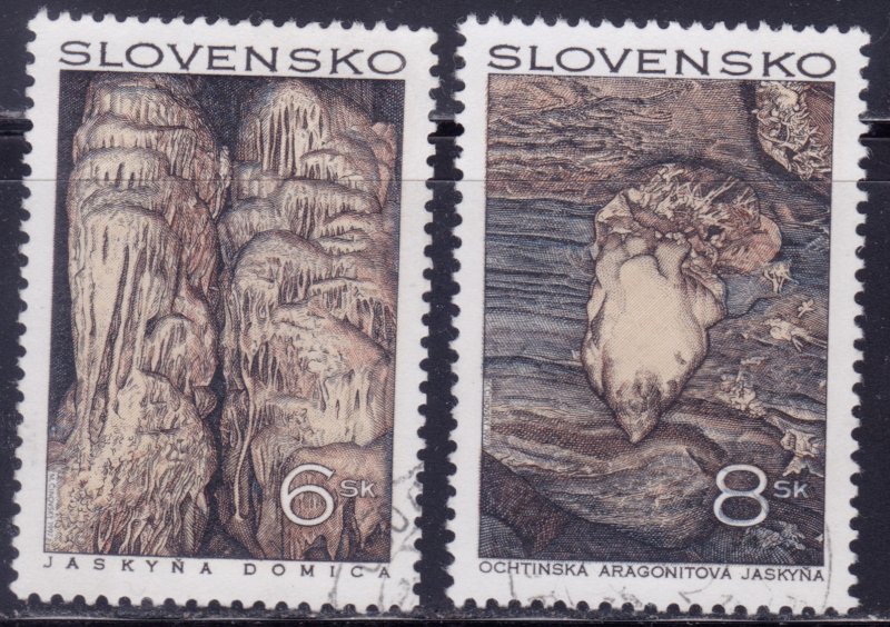 Slovakia, 1997, Domico Caves, Mi#280-1, used