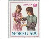 Norway Used NK 1069   C.E.P.T.- Children's toys Multicolor 5 Krone