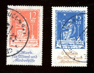 Germany Scott #B3 - 4 Used Set of 2