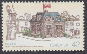 Canada - #1124 - Capex '87 Saint-Ours Post Office - MNH