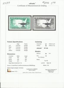 # 1206 MINT NEVER HINGED HIGHER EDUCATION     VF+