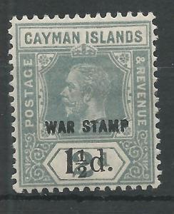 Cayman Islands War stamp 1 1/2 d Sc MR7 SG 58