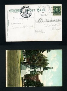 # 300 Postcard Ohio Capitol, Valley Crossing, OH, Dead Post Office - 12-16-1907