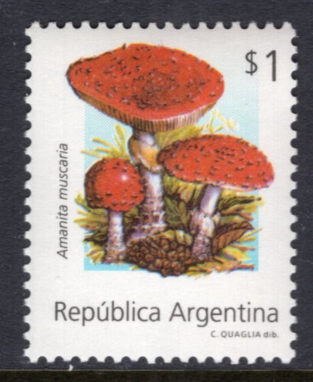 Argentina 1828 Mushrooms MNH VF