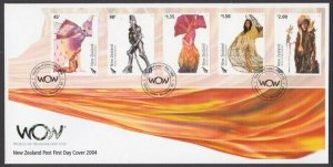 NEW ZEALAND 2004 Wearable Art commem FDC....................................V986