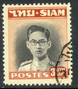 THAILAND 1947-49 3b King Bhumibol Adulyadej Scott No 270 VFU