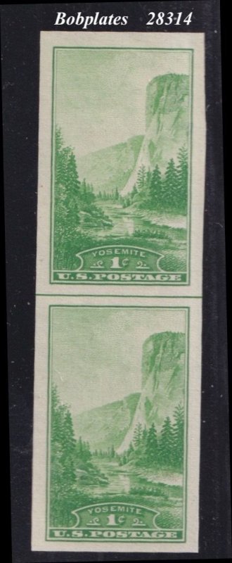 BOBPLATES #756 Yosemite Horizontal Line Pair XF NH