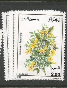 Algeria 1991 Flowers SC 936-8 MNH (7cyk)