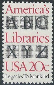 Scott: 2015 United States - America's Libraries - MNH