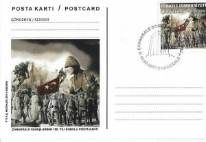 TURKEY - (MAXIMUMCARD) 100th ANNIVERSARY OF THE BATTLE OF GALLIPOLI, MNH, 2015 