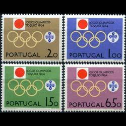 PORTUGAL 1964 - Scott# 936-9 Olympics Set of 4 NH