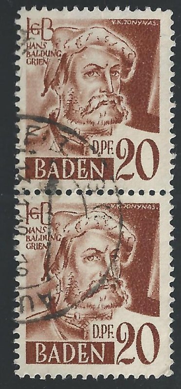 Germany #5N21 20dpf Hans Baldung Grien - Used