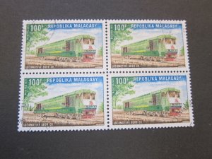 Madagascar 1972 Sc 472 CTO NLK(4) set FU