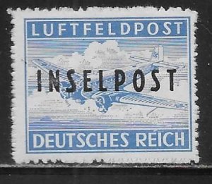 Germany MC1 Rhodes Island INSELPOST overprint PROBABLY FORGERY for Reference