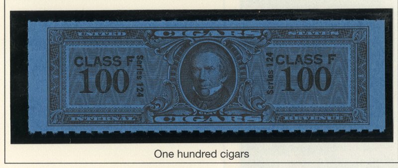 US TC2577a UNUSED BIN $1.50 CIGAR STAMP CLASS F SERIES 124 1954