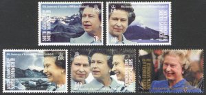 South Georgia 1992 Scott #157-161 Mint Never Hinged