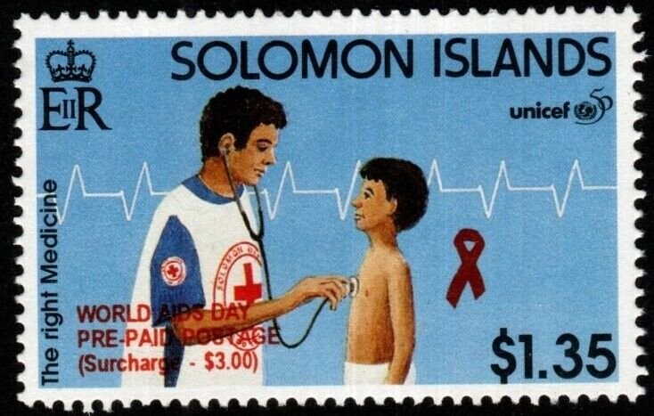 SOLOMON ISLANDS SG1041 2003 WORLD AIDS DAY MNH