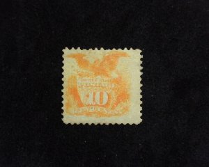 HS&C: Scott #116 Corner crease and disturbed O. G. Mint F/VF H US Stamp