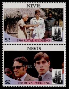 Nevis 499 Specimen Overprint MNH Prince Andrew, Sarah Ferguson Wedding